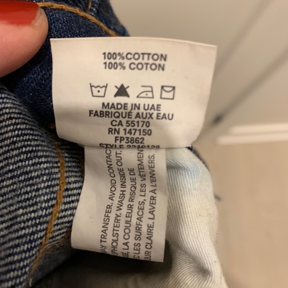 Frank & Oak high rise jeans 100% cotton - Picture 5 of 5